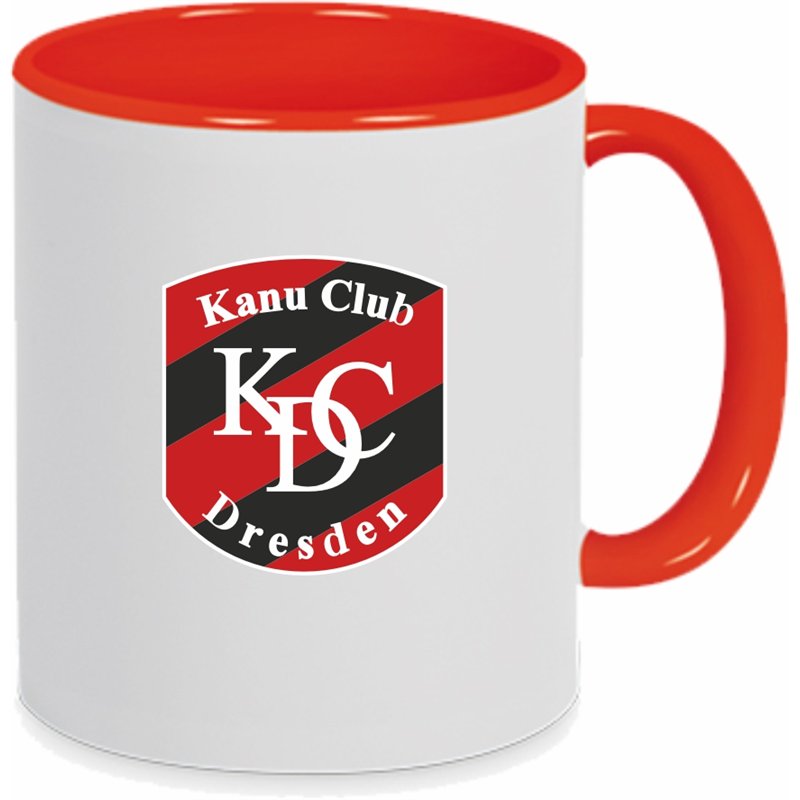 ATV 1848 Hainichen Tasse orange/weiss