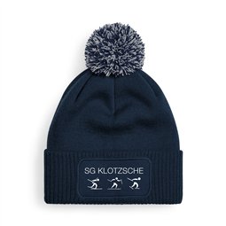 SG Klotzsche Ski Bommelmütze navy