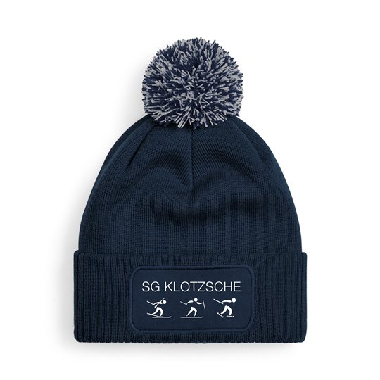 SG Klotzsche Ski Bommelmütze navy