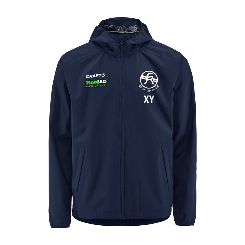 SG Klotzsche Ski Herren Regenjacke navy