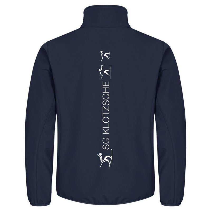 SG Klotzsche Ski Herren Softshelljacke navy