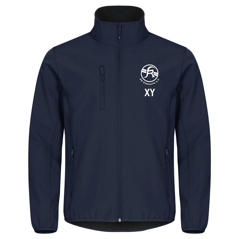 SG Klotzsche Ski Kinder Softshelljacke navy