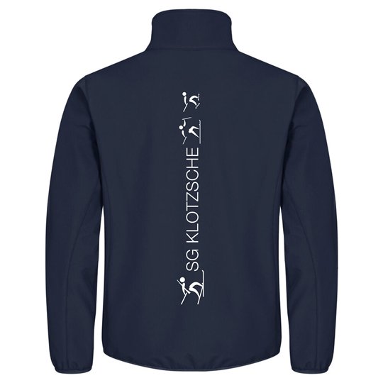 SG Klotzsche Ski Kinder Softshelljacke navy