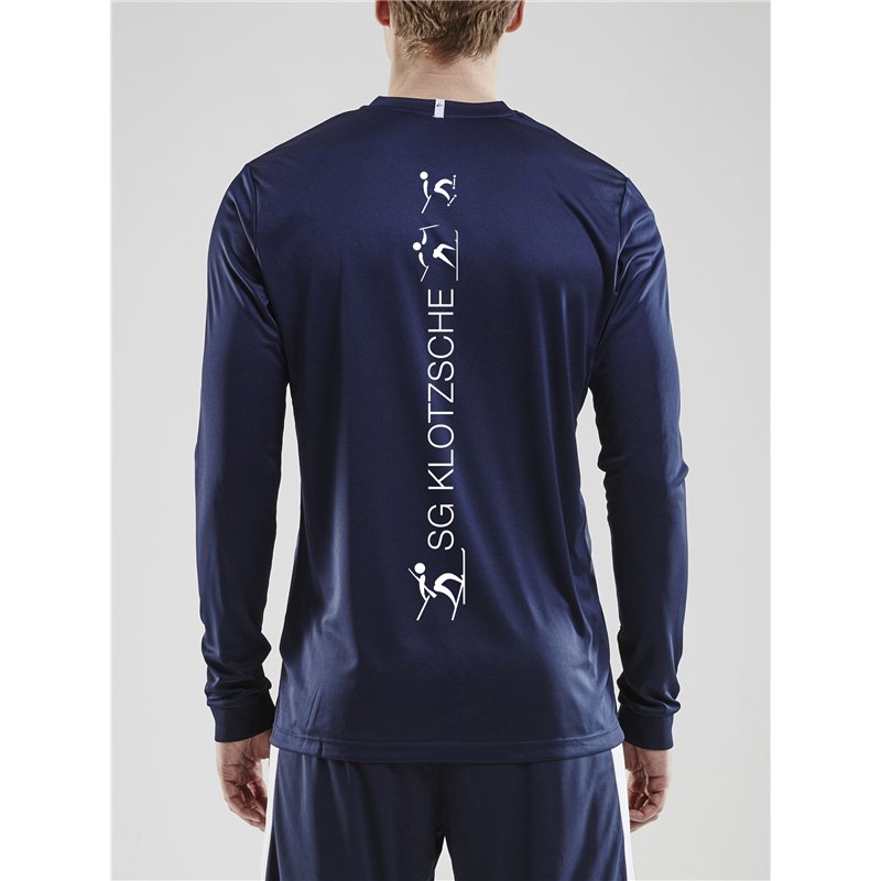 SG Klotzsche Ski Kinder Trainingsshirt Langarm navy