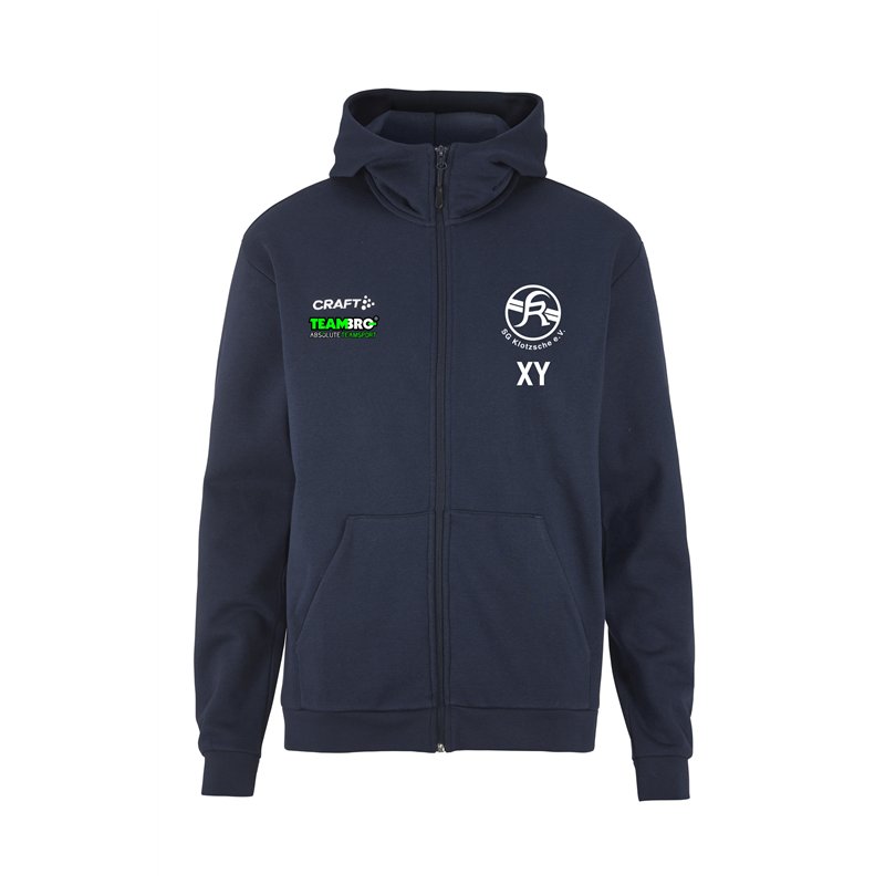SG Klotzsche Ski Unisex Kapuzenjacke navy