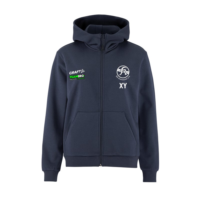 SG Klotzsche Ski Damen Kapuzenjacke navy