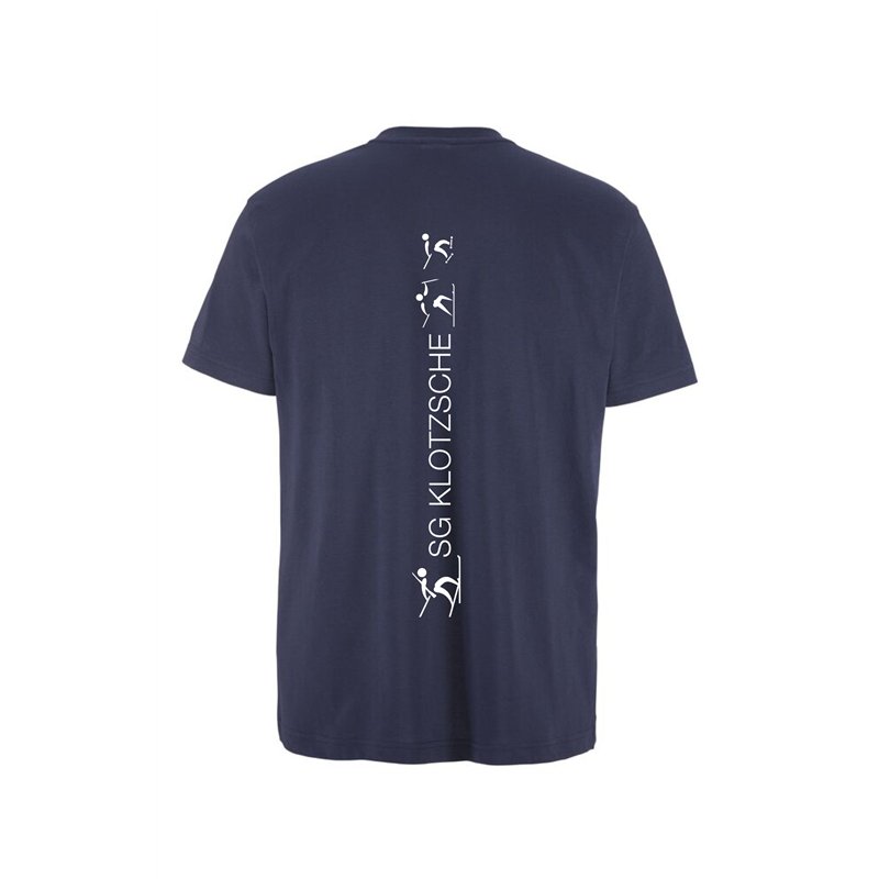 SG Klotzsche Ski Unisex Baumwollshirt navy