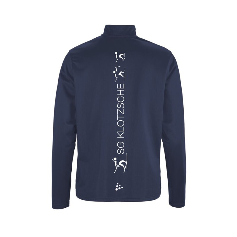 SG Klotzsche Ski Unisex Poly Ziptop navy