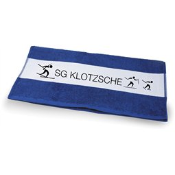 SG Klotzsche Ski Handtuch blau