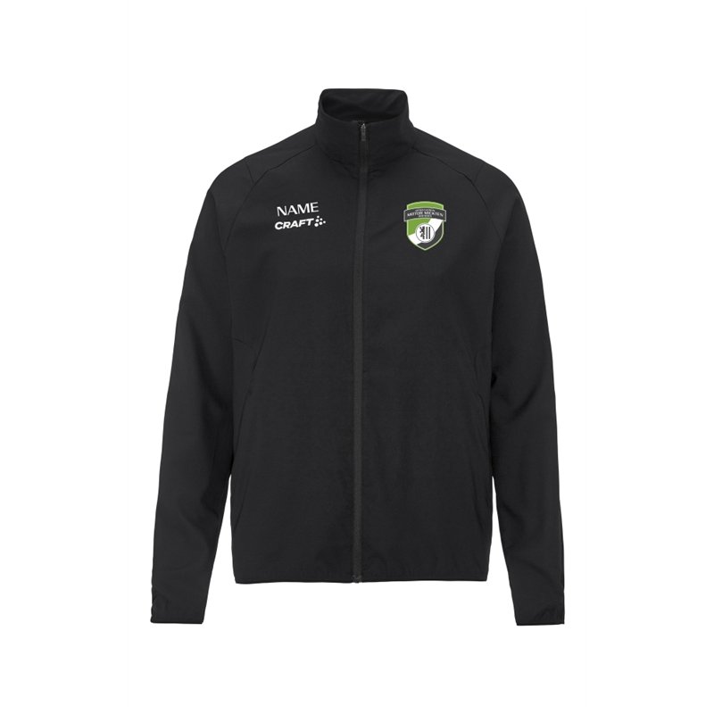 SV Motor Mickten Herren Laufjacke schwarz