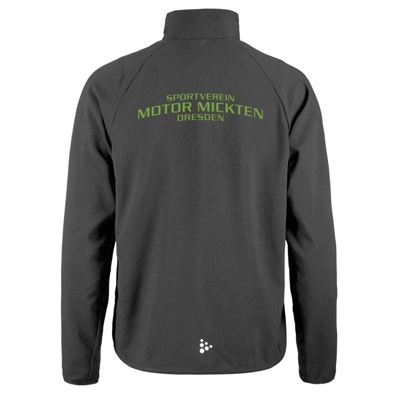 SV Motor Mickten Damen Laufjacke schwarz