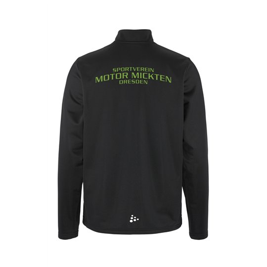 SV Motor Mickten Damen Halfzip schwarz