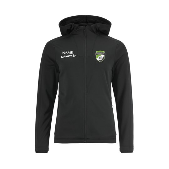 SV Motor Mickten Damen Kapuzenjacke schwarz