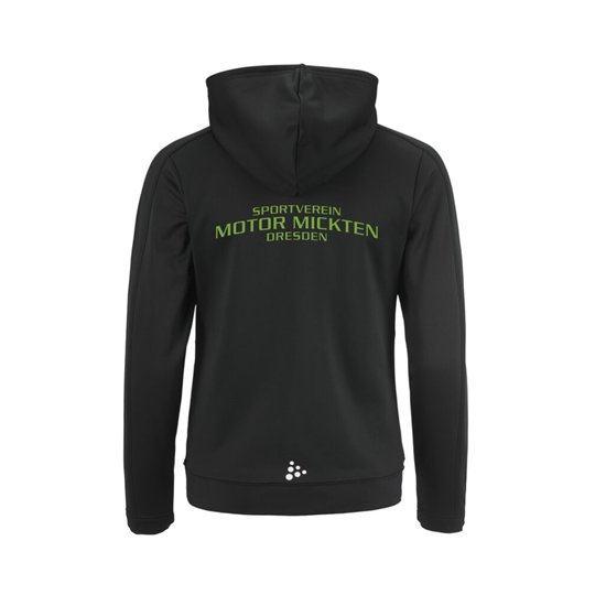 SV Motor Mickten Damen Kapuzenjacke schwarz