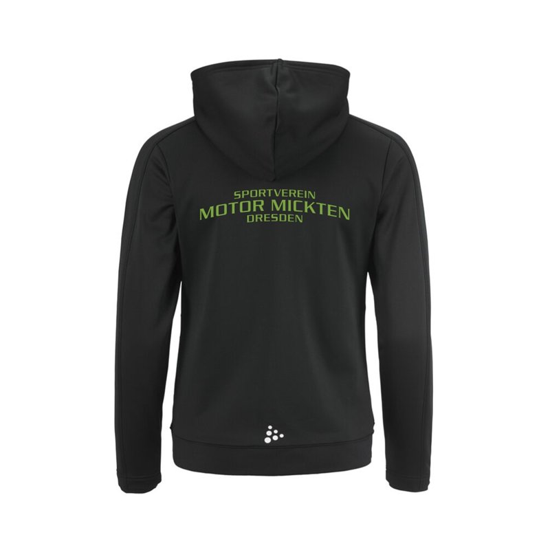SV Motor Mickten Damen Kapuzenjacke schwarz