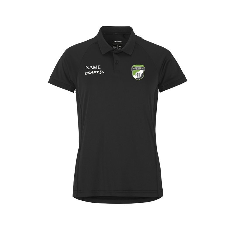 SV Motor Mickten Damen Poloshirt schwarz