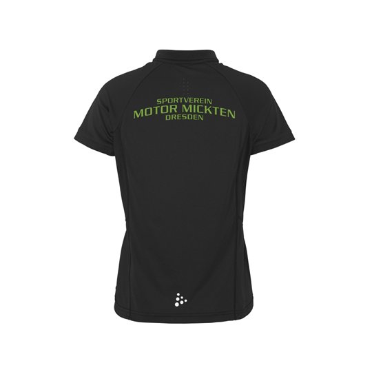 SV Motor Mickten Damen Poloshirt schwarz