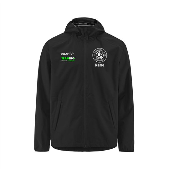 TSV Rotation Dresden Kanurennsport Regenjacke Kinder schwarz