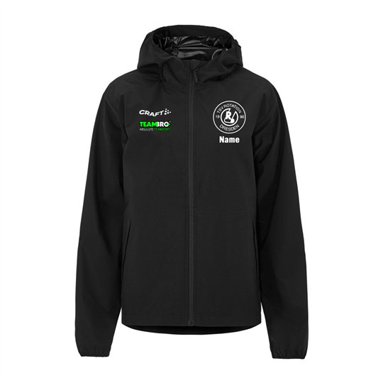 TSV Rotation Dresden Kanurennsport Regenjacke Damen schwarz