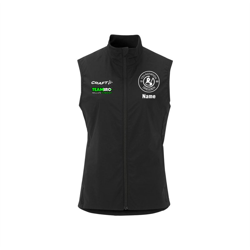 TSV Rotation Dresden Kanurennsport Weste Damen schwarz