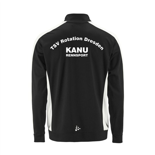 TSV Rotation Dresden Kanurennsport Trainingsjacke Herren schwarz/weiß