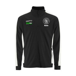 TSV Rotation Dresden Kanurennsport Trainingsjacke Kinder schwarz/weiß
