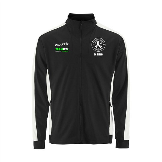 TSV Rotation Dresden Kanurennsport Trainingsjacke Kinder schwarz/weiß