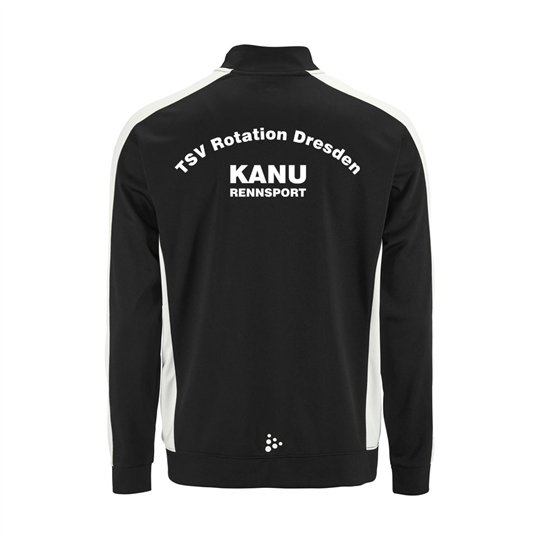 TSV Rotation Dresden Kanurennsport Trainingspullover Kinder schwarz/weiß