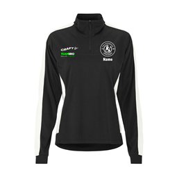TSV Rotation Dresden Kanurennsport Trainingsshirt Damen schwarz/weiß