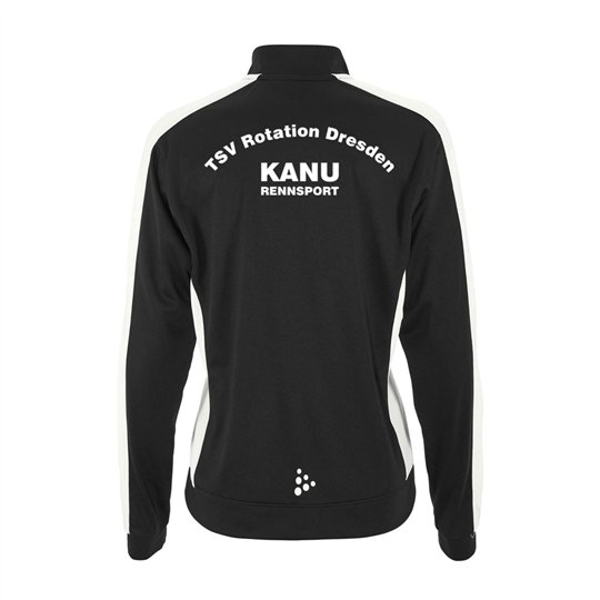 TSV Rotation Dresden Kanurennsport Trainingspullover Damen schwarz/weiß