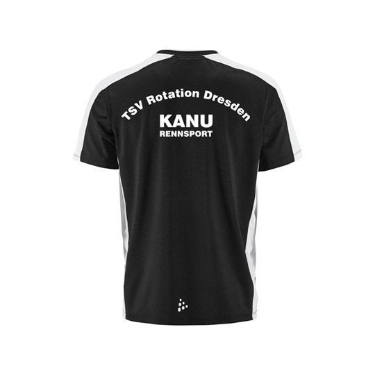 TSV Rotation Dresden Kanurennsport Trainingsshirt Herren schwarz/weiß