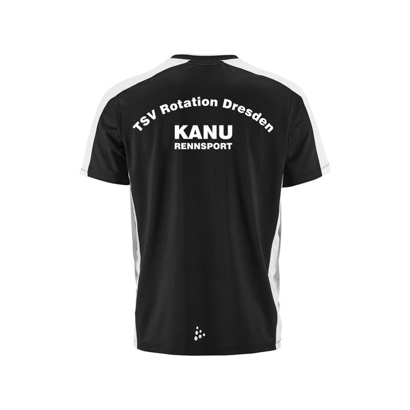 TSV Rotation Dresden Kanurennsport Trainingsshirt Herren schwarz/weiß
