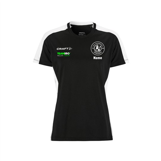 TSV Rotation Dresden Kanurennsport Trainingsshirt Damen schwarz/weiß