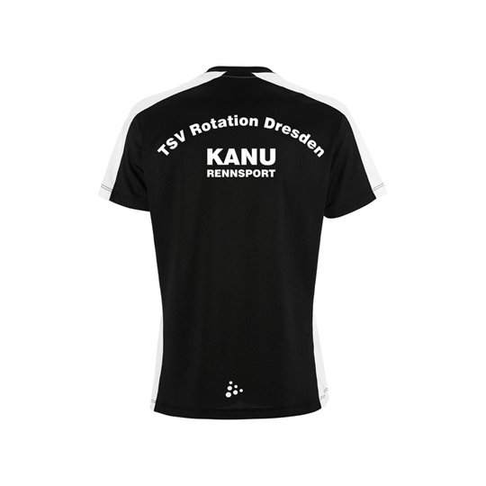 TSV Rotation Dresden Kanurennsport Trainingsshirt Damen schwarz/weiß