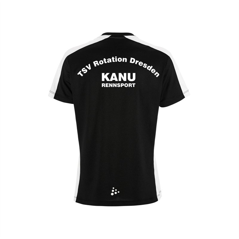 TSV Rotation Dresden Kanurennsport Trainingsshirt Damen schwarz/weiß