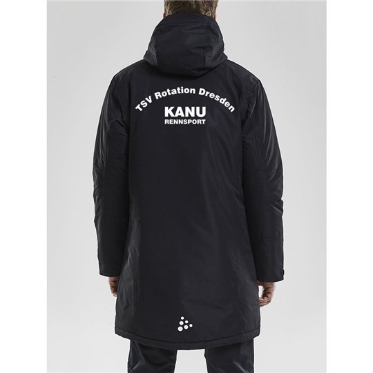 TSV Rotation Dresden Kanurennsport Wintermantel Herren schwarz