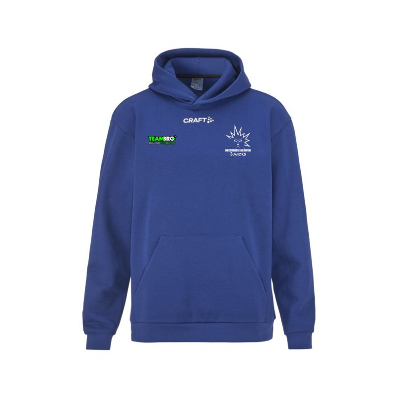 Dresdner Eislöwen Juniors Hoodie Unisex blau