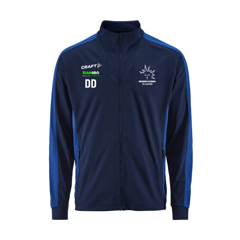 Dresdner Eislöwen Juniors Trainingsjacke Kinder navy/blau