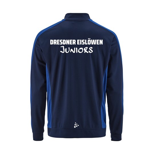 Dresdner Eislöwen Juniors Trainingsjacke Kinder navy/blau