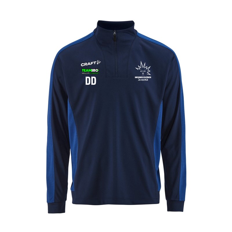 Dresdner Eislöwen Juniors Halfzip Unisex navy/blau