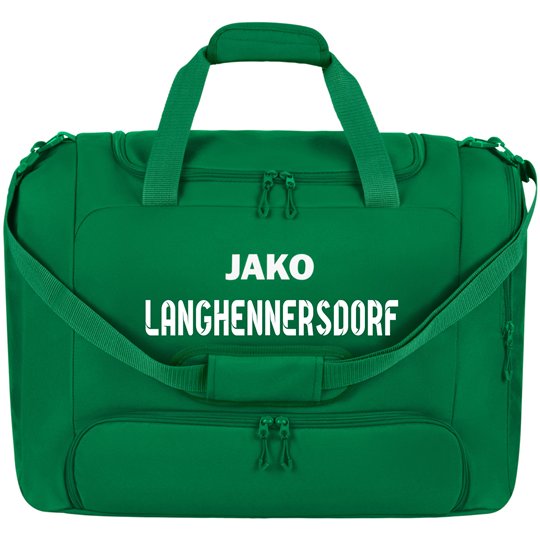 TSV Langhennersdorf Sporttasche mit Bodenfach Junior grün