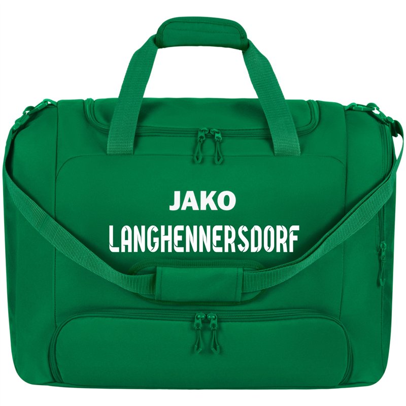 TSV Langhennersdorf Sporttasche mit Bodenfach Junior grün