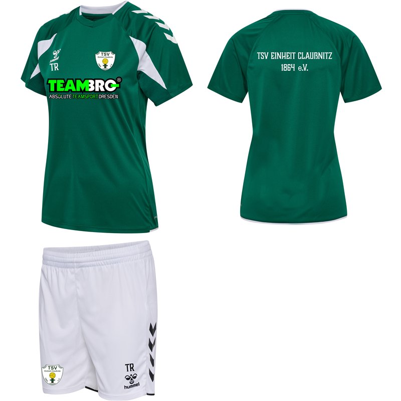 TSV Einheit Claußnitz Frauen Trainingset Core 2.0 grün/weiss