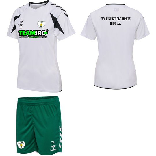 TSV Einheit Claußnitz Frauen Trainingset Core 2.0 weiss/grün