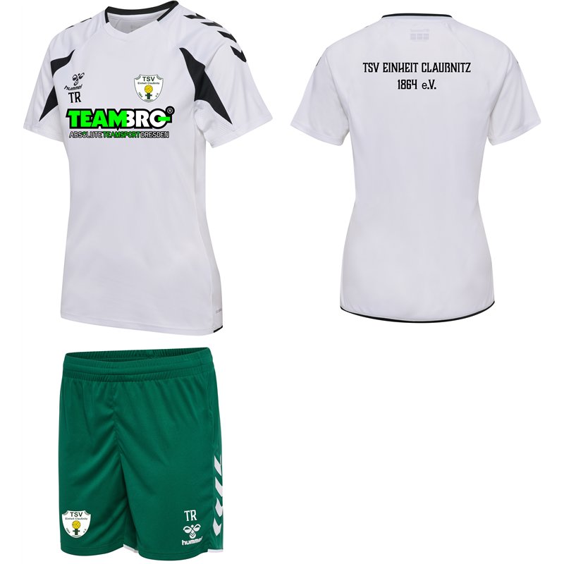 TSV Einheit Claußnitz Frauen Trainingset Core 2.0 weiss/grün