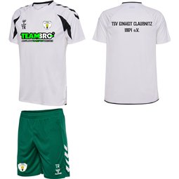 TSV Einheit Claußnitz Kinder Trainingset Core 2.0 weiss/grün