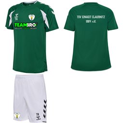 TSV Einheit Claußnitz Unisex Trainingset Core 2.0 grün/weiss