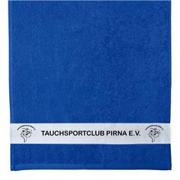 Tauchsportclub Pirna Duschtuch blau