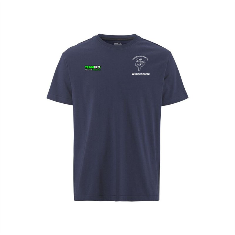 Tauchsportclub Pirna Baumwollshirt Kinder navy