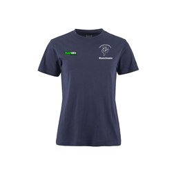 Tauchsportclub Pirna Baumwollshirt Damen navy